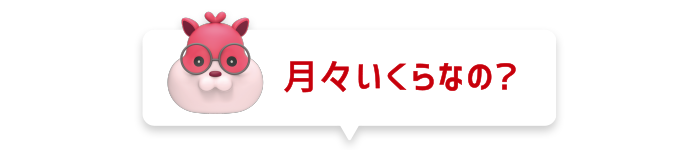 月々いくらなの?